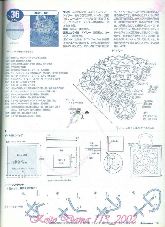 【引用】毛糸だま2002年春號(hào) NO.113  - 荷塘秀色 - 茶之韻