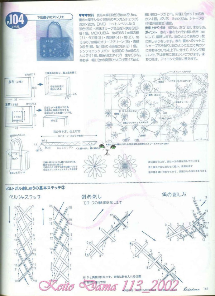 【引用】毛糸だま2002年春號(hào) NO.113  - 荷塘秀色 - 茶之韻