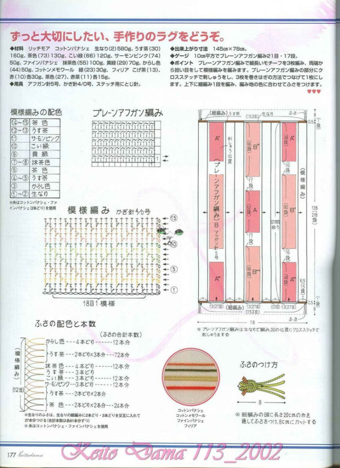 【引用】毛糸だま2002年春號(hào) NO.113  - 荷塘秀色 - 茶之韻