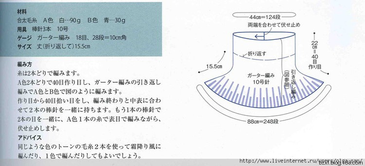 從上往下編織圓肩毛衣基本技巧04 - choiyoba - 卑塵    縷