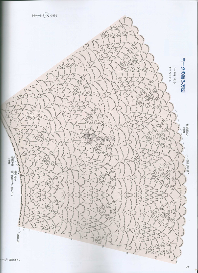 1669——花蔓——從上往下鉤的美麗段染衣 - ty - ty 的 編織博客