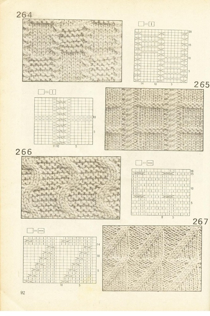 《上海棒針編結(jié)花樣500種》續(xù)編上海新棒針花樣530 - 壹一 - 壹一的博客