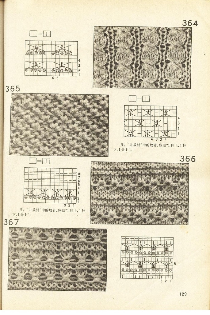 《上海棒針編結(jié)花樣500種》續(xù)編上海新棒針花樣530 - 壹一 - 壹一的博客