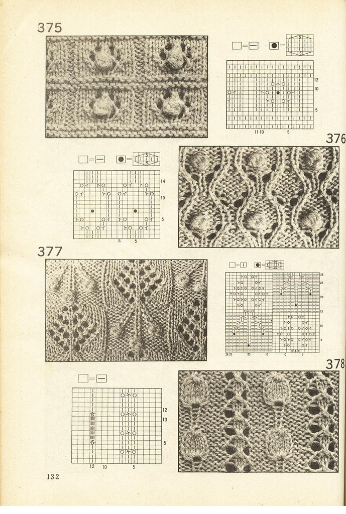 《上海棒針編結(jié)花樣500種》續(xù)編上海新棒針花樣530 - 壹一 - 壹一的博客