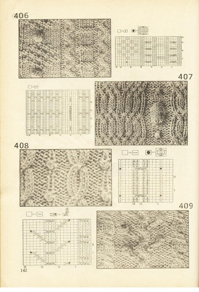 《上海棒針編結(jié)花樣500種》續(xù)編上海新棒針花樣530 - 壹一 - 壹一的博客