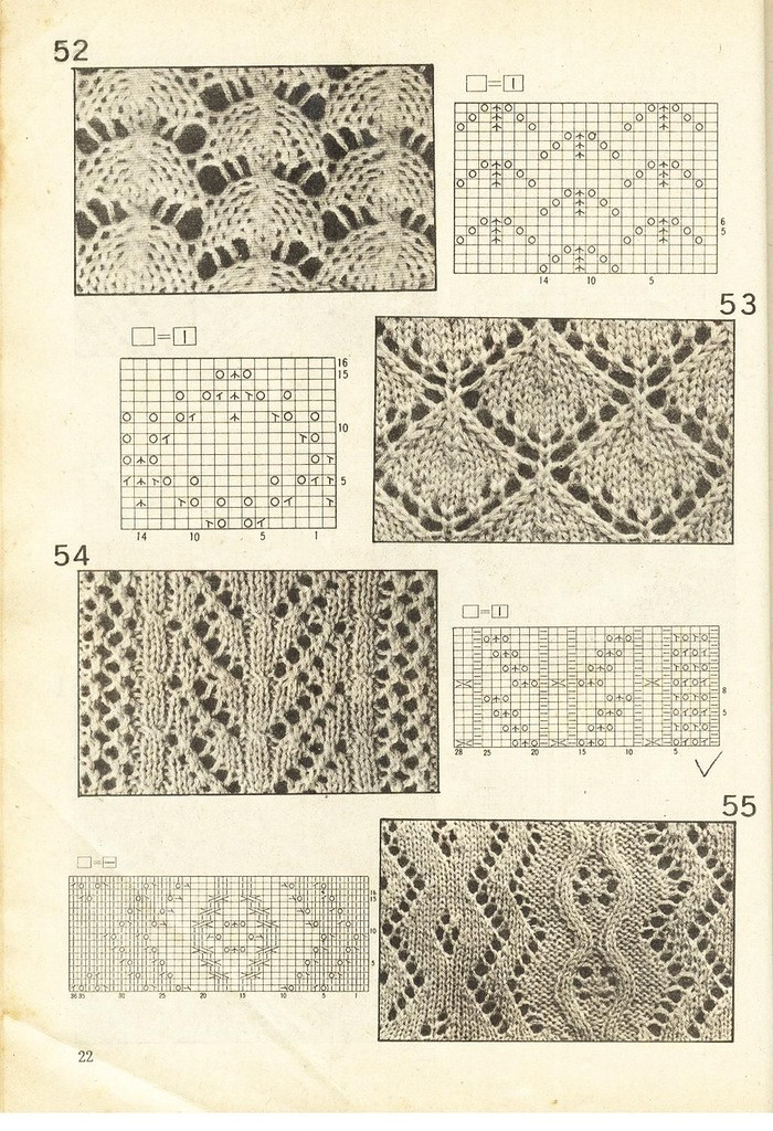 《上海棒針編結(jié)花樣500種》續(xù)編上海新棒針花樣530 - 壹一 - 壹一的博客