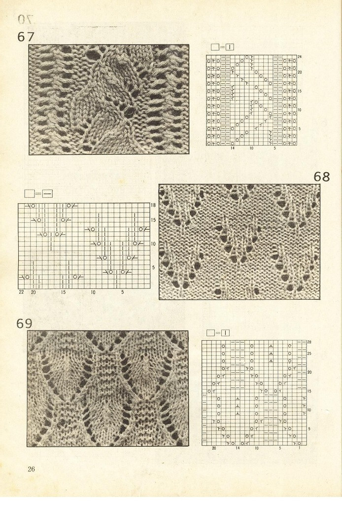 《上海棒針編結(jié)花樣500種》續(xù)編上海新棒針花樣530 - 壹一 - 壹一的博客