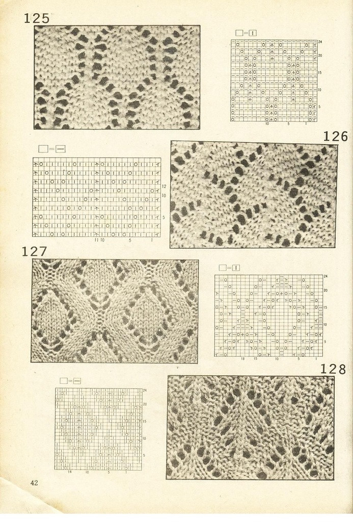 《上海棒針編結(jié)花樣500種》續(xù)編上海新棒針花樣530 - 壹一 - 壹一的博客