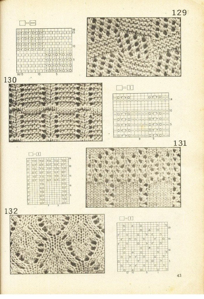 《上海棒針編結(jié)花樣500種》續(xù)編上海新棒針花樣530 - 壹一 - 壹一的博客