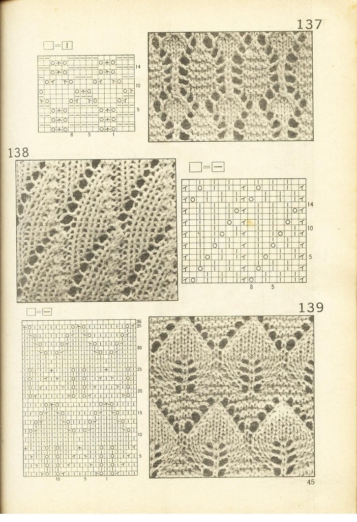 《上海棒針編結(jié)花樣500種》續(xù)編上海新棒針花樣530 - 壹一 - 壹一的博客