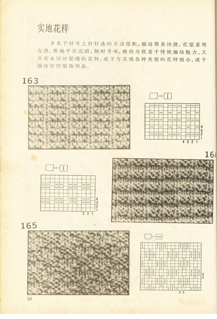 《上海棒針編結(jié)花樣500種》續(xù)編上海新棒針花樣530 - 壹一 - 壹一的博客