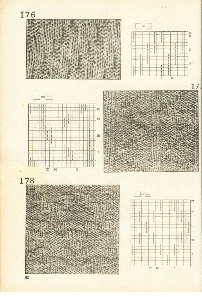 《上海棒針編結(jié)花樣500種》續(xù)編上海新棒針花樣530 - 壹一 - 壹一的博客