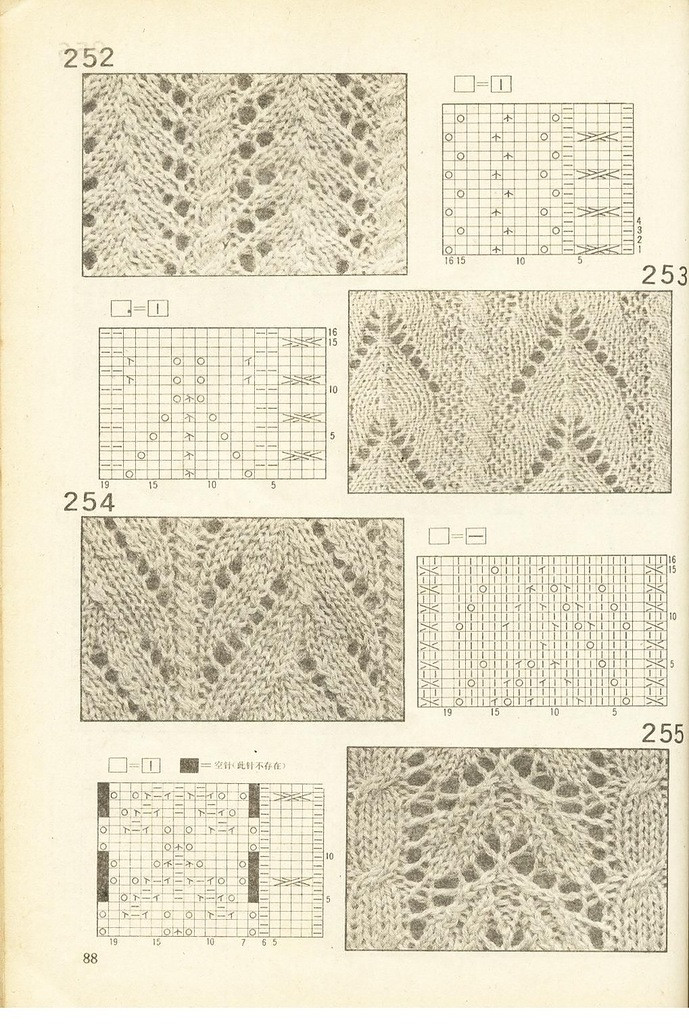 《上海棒針編結(jié)花樣500種》續(xù)編上海新棒針花樣530 - 壹一 - 壹一的博客