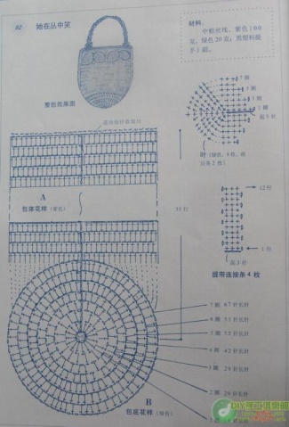 引用 [鉤針]好多的包包花樣與圖解 - xiariningmeng - xiariningmeng的博客