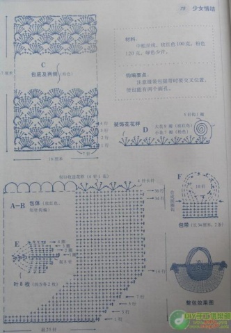 引用 [鉤針]好多的包包花樣與圖解 - xiariningmeng - xiariningmeng的博客
