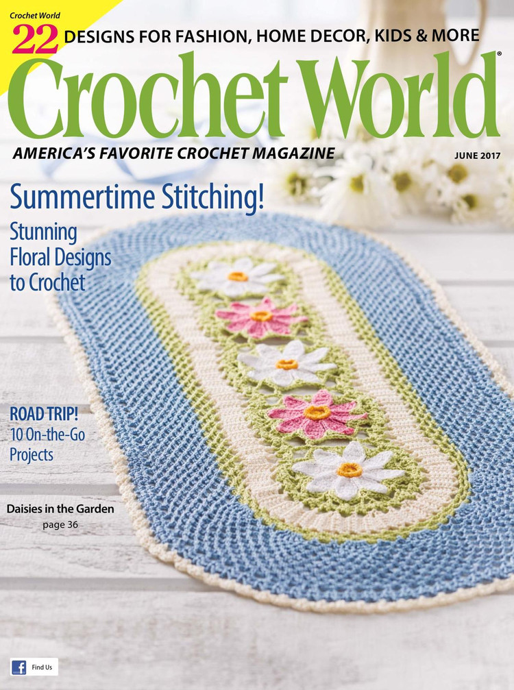 Crochet World June 2017 - 輕描淡寫 - 輕描淡寫