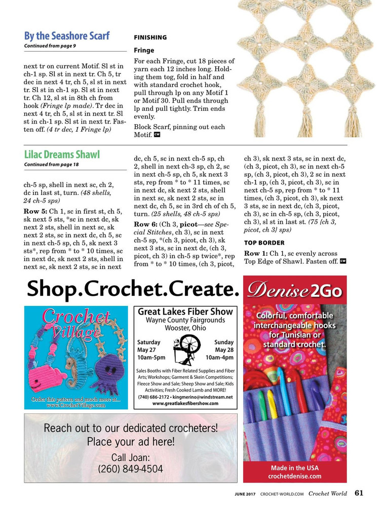 Crochet World June 2017 - 輕描淡寫 - 輕描淡寫