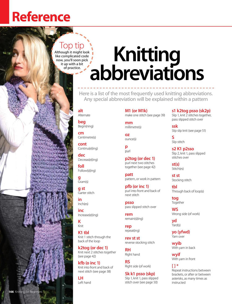 Knitting for Beginners 5th Edition 2017 - 輕描淡寫 - 輕描淡寫