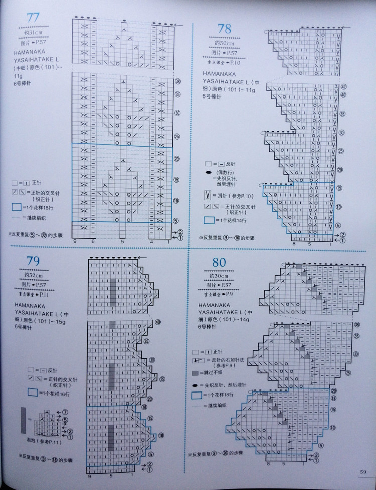 可單片使用的100種北歐風(fēng)棒針編織花樣 - 壹一 - 壹一的博客