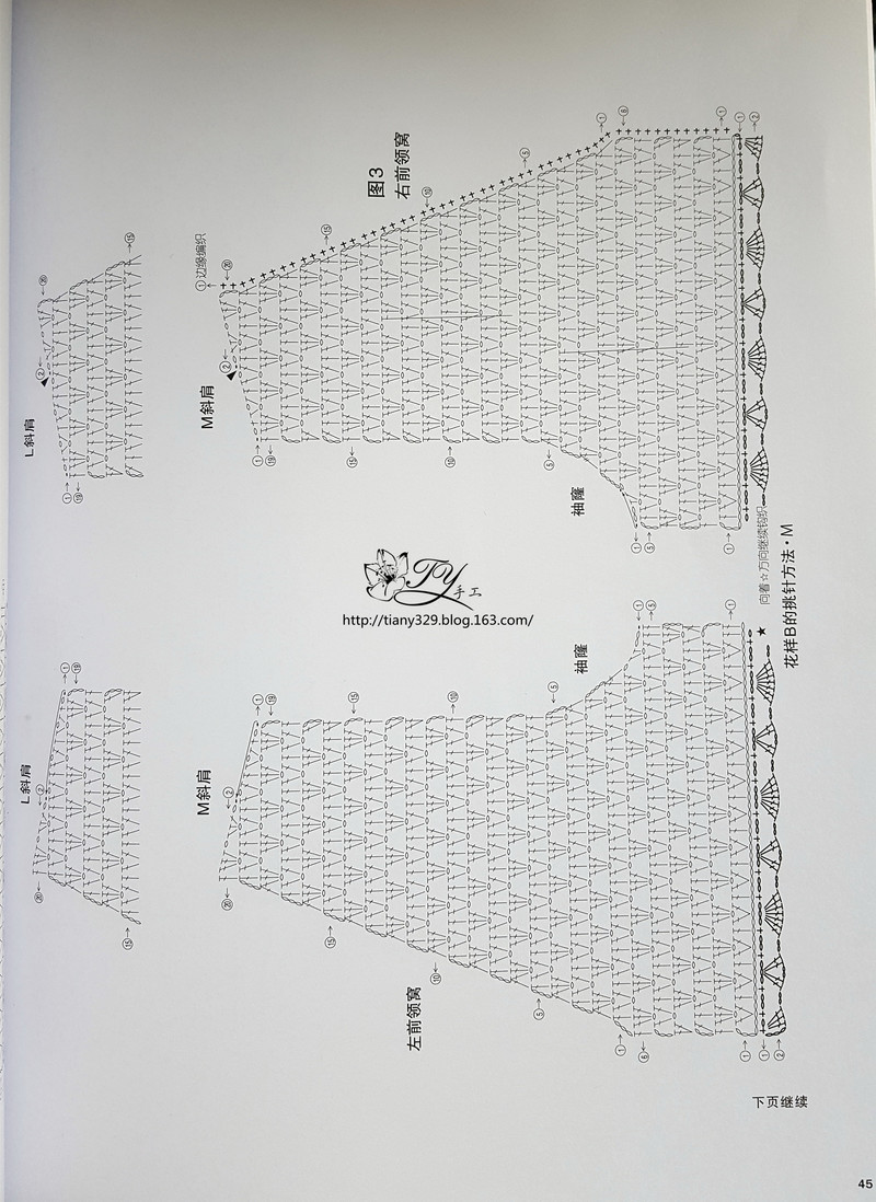 1616——清嵐——3天完工的七分袖開衫 - ty - ty 的 編織博客