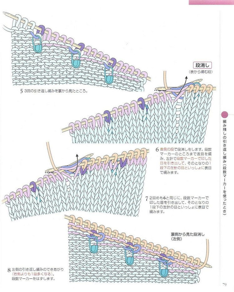 日文 棒針編織基礎(chǔ)大全  (2) - 紫蘇 - 紫蘇的博客