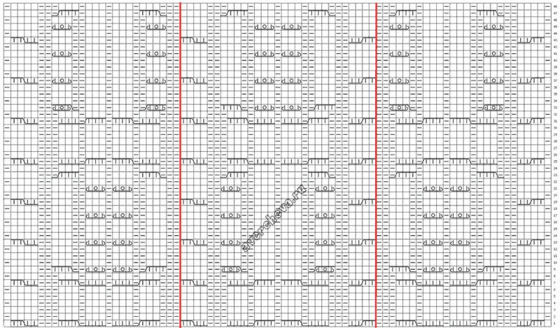 針織模式：“織圍巾”（圖案645） - maomao - 我隨心動