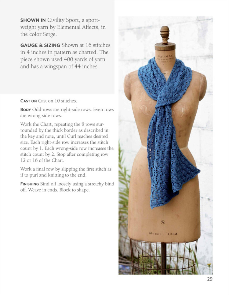 Curls: Versatile, Wearable Wraps to Knit at Any Gauge - 輕描淡寫 - 輕描淡寫