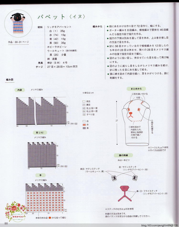 Nordic knit mittens, hats, animal Puppet 30 - 梨花帶雨翻譯 - 我的博客